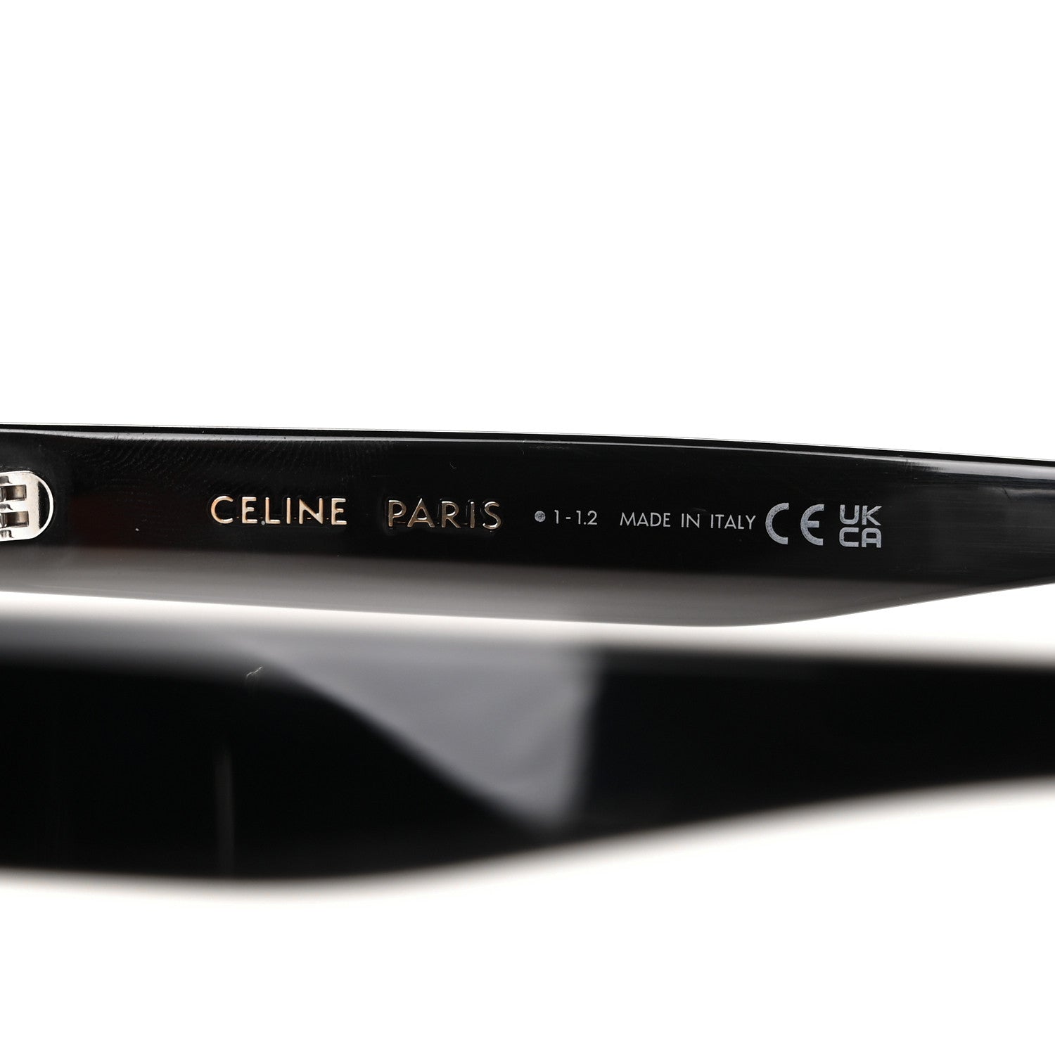 Celine Acetate Sunglasses CL 40198F Black 5 of 7