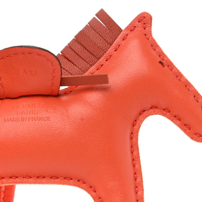 Hermes Milo Lambskin Matte Alligator Touch Grigri Rodeo Horse Bag Charm PM 3 of 4