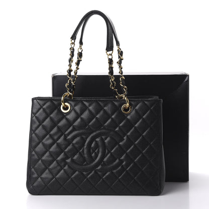Chanel Caviar Quilted Grand Shopping Tote GST Black 11 of 11