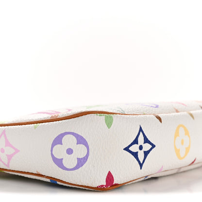 Louis Vuitton Monogram Multicolor Pochette Accessories White 9 of 12