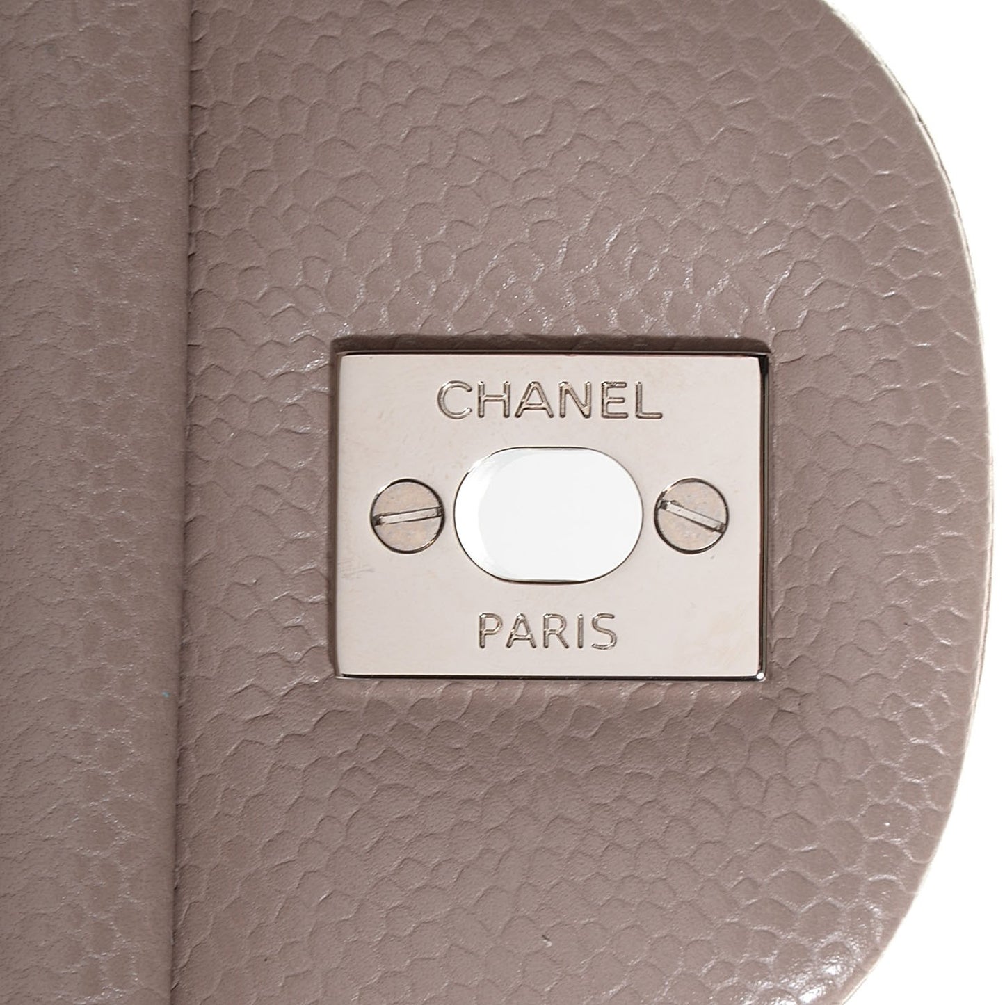 Caviar Jumbo Double Flap Beige Taupe