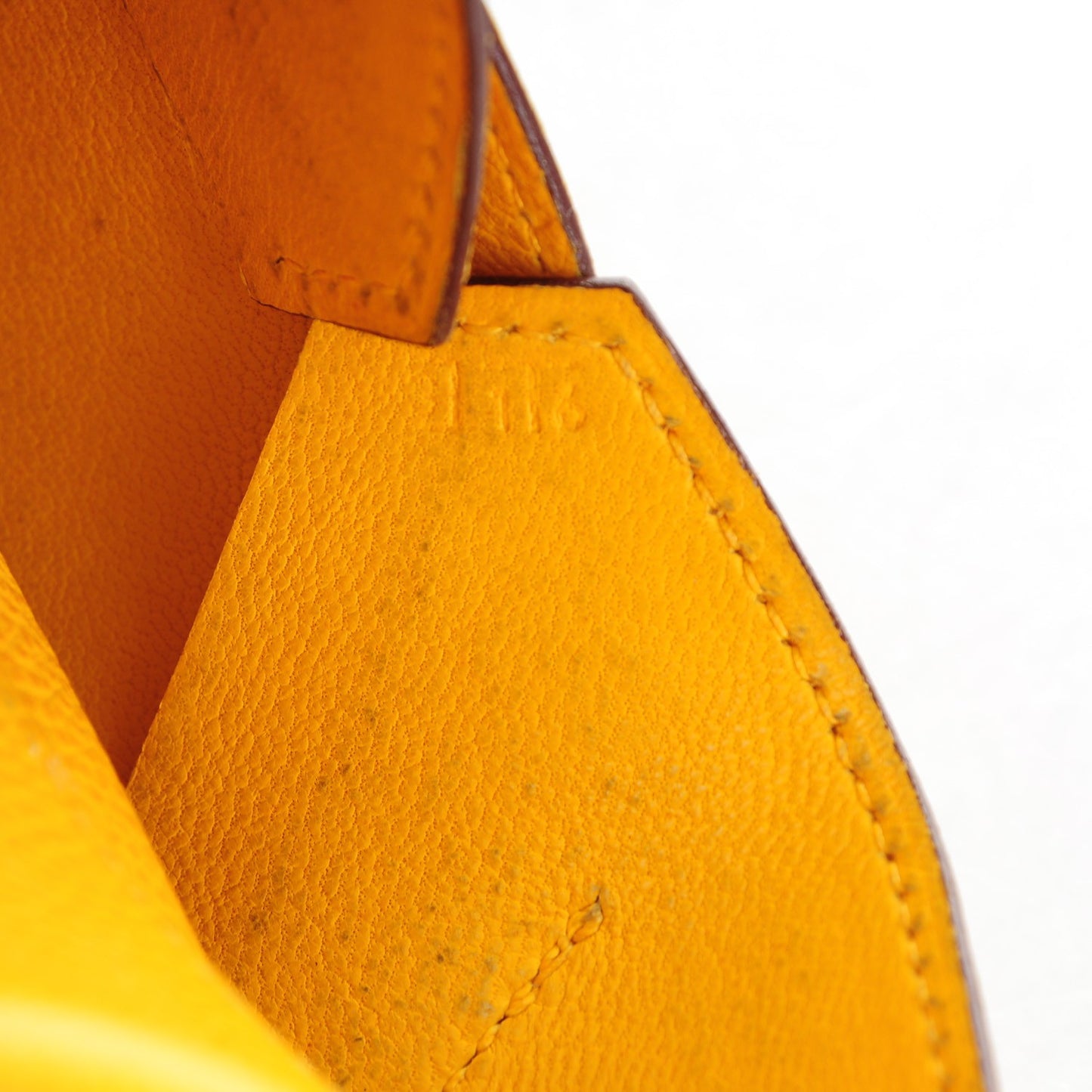 Epsom Envelope Pouch Jaune