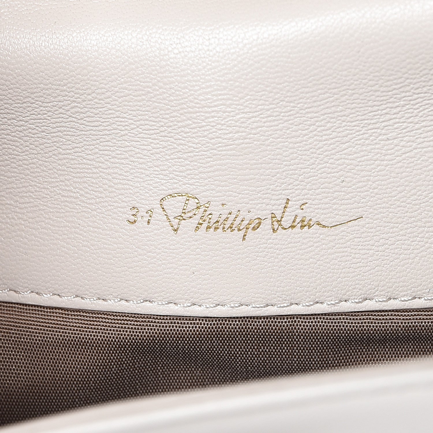 3.1 Phillip Lim 3.1 Smooth Calfskin Alix Minaudiere Clutch Natural White 6 of 8