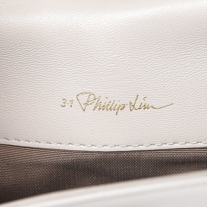 3.1 Phillip Lim 3.1 Smooth Calfskin Alix Minaudiere Clutch Natural White 6 of 8