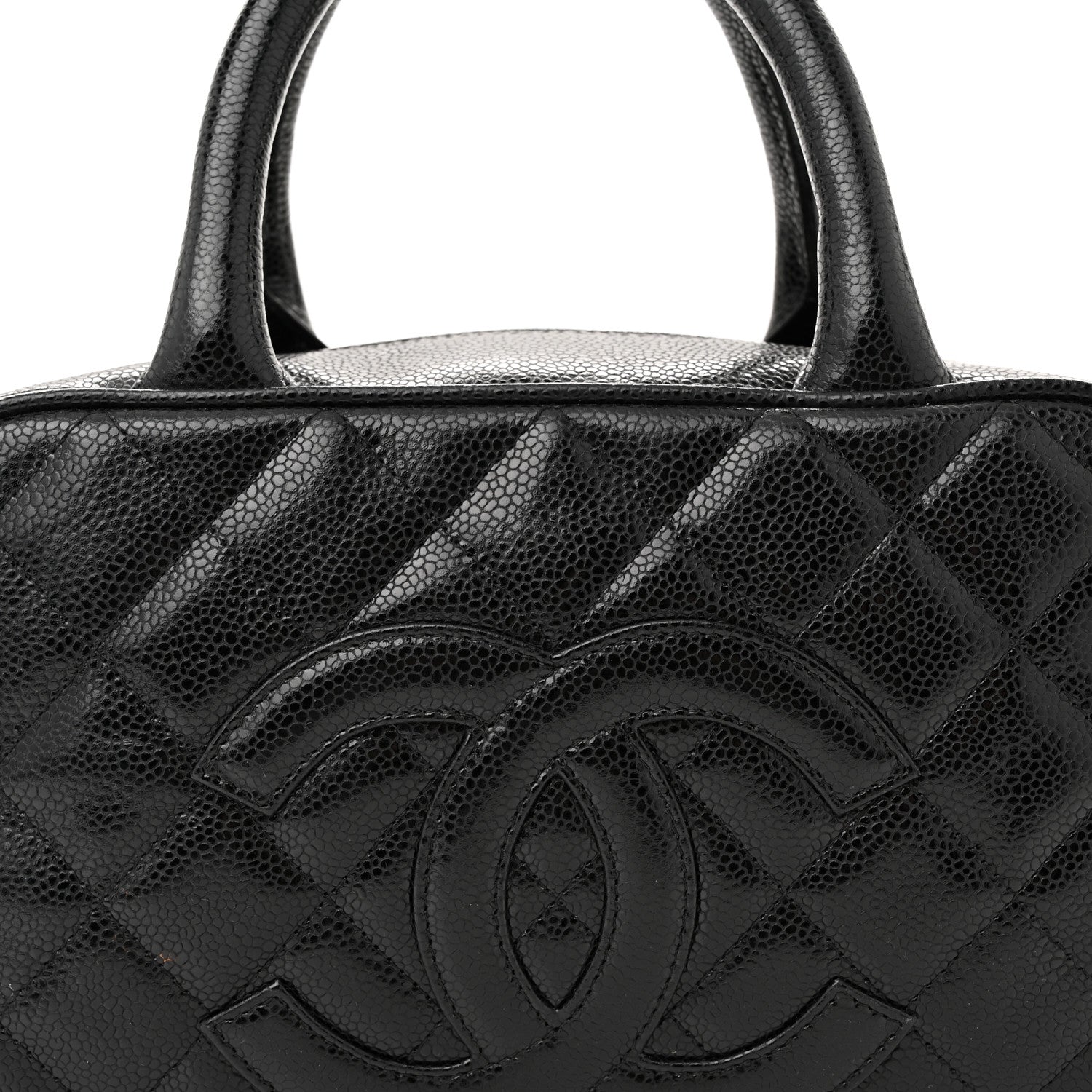 Chanel Caviar Quilted Small Bowler Black 8 of 13