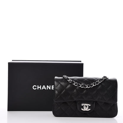 Chanel Caviar Quilted Mini Rectangular Flap Black 8 of 8