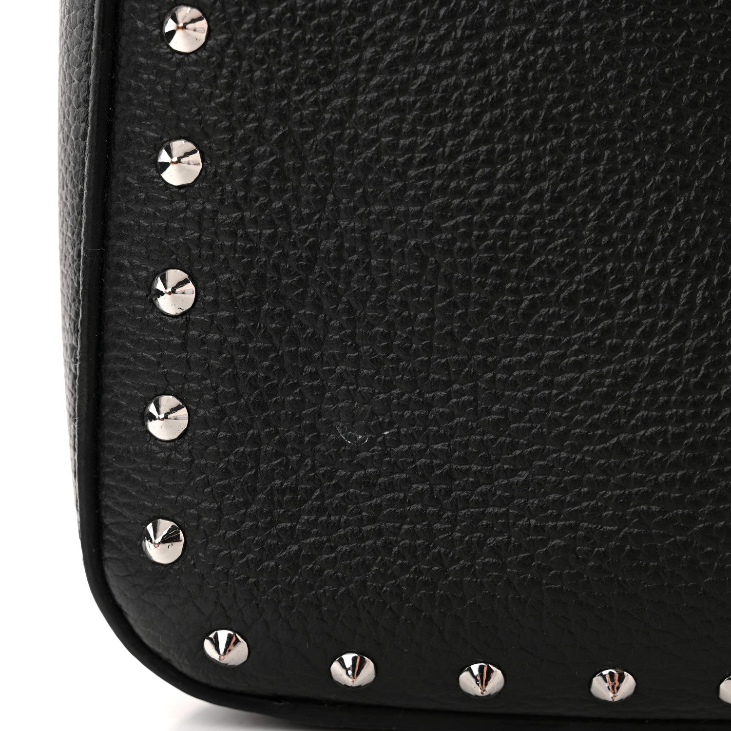 MCM Grained Calfskin Small Kaison Park Avenue Stud Crossbody Bag Black 11 of 12