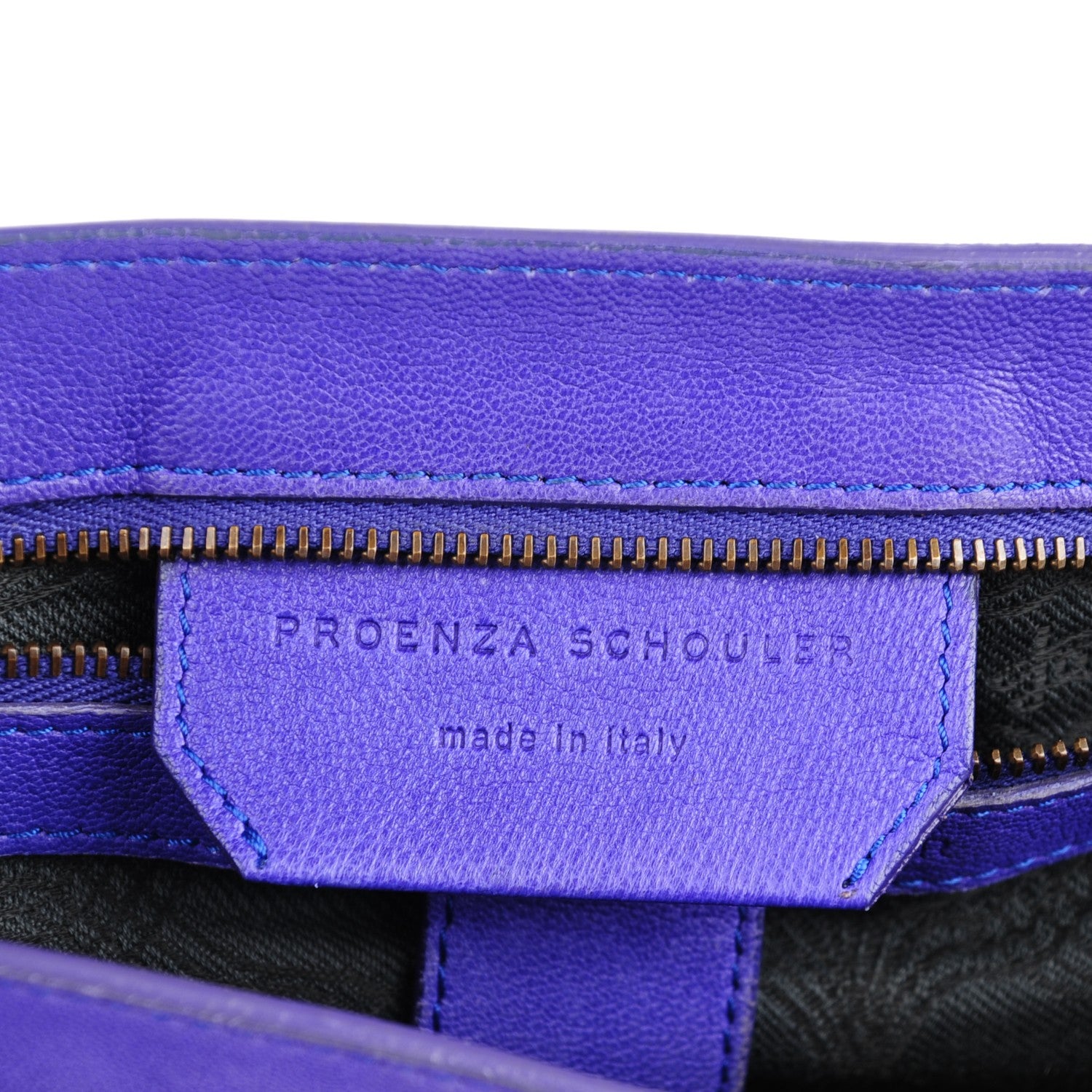 Proenza Schouler Lambskin Large PS1 Satchel Purple Rain 7 of 8