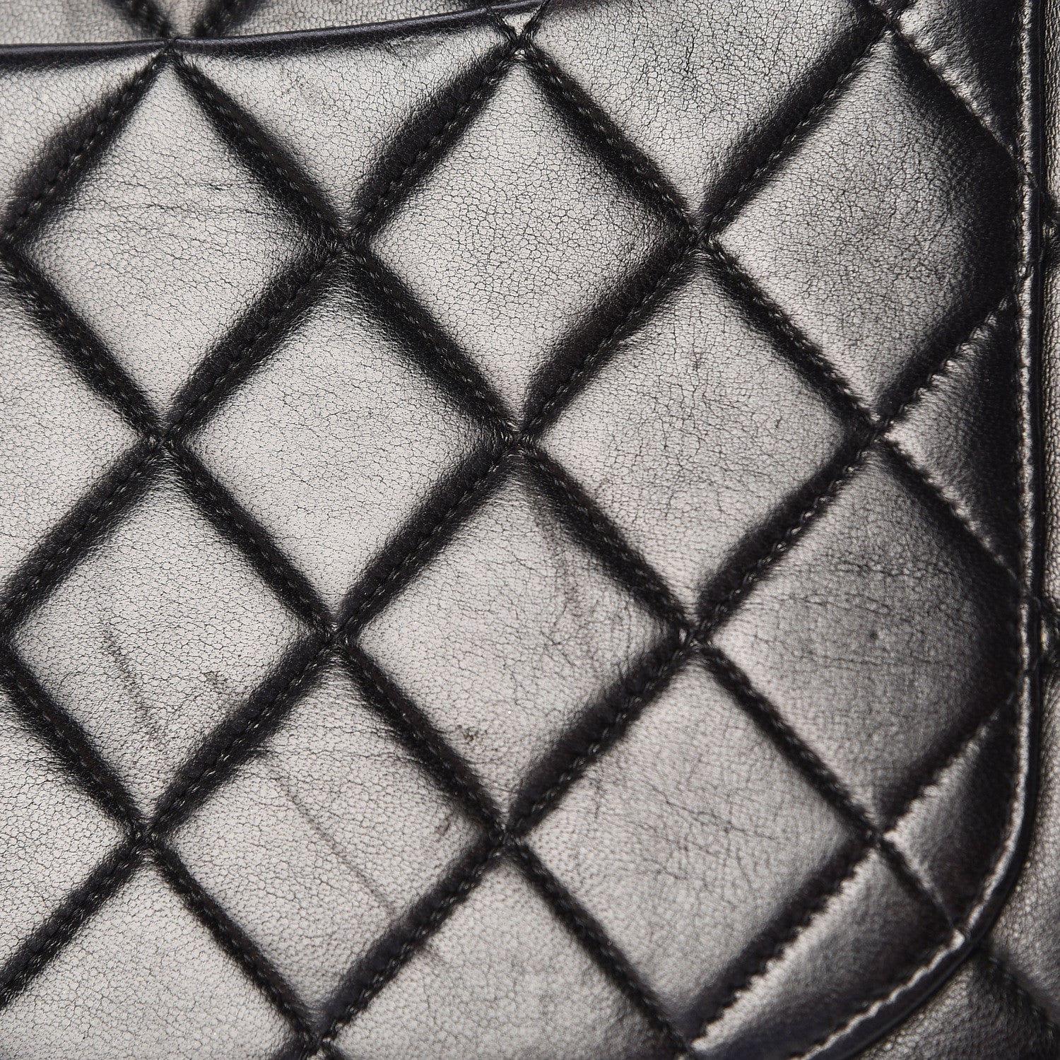 Chanel Lambskin Quilted Jumbo Single Flap Black 16 of 18