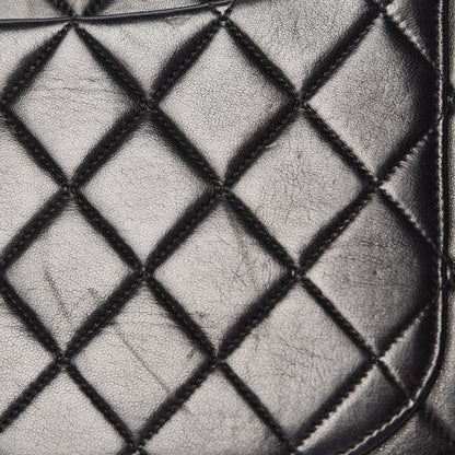 Chanel Lambskin Quilted Jumbo Single Flap Black 16 of 18