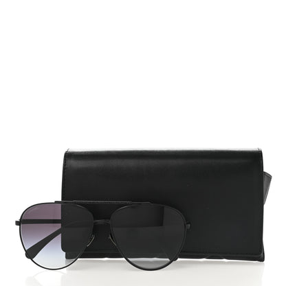 Chanel Metal Aviator Sunglasses 4279-B Black 8 of 8
