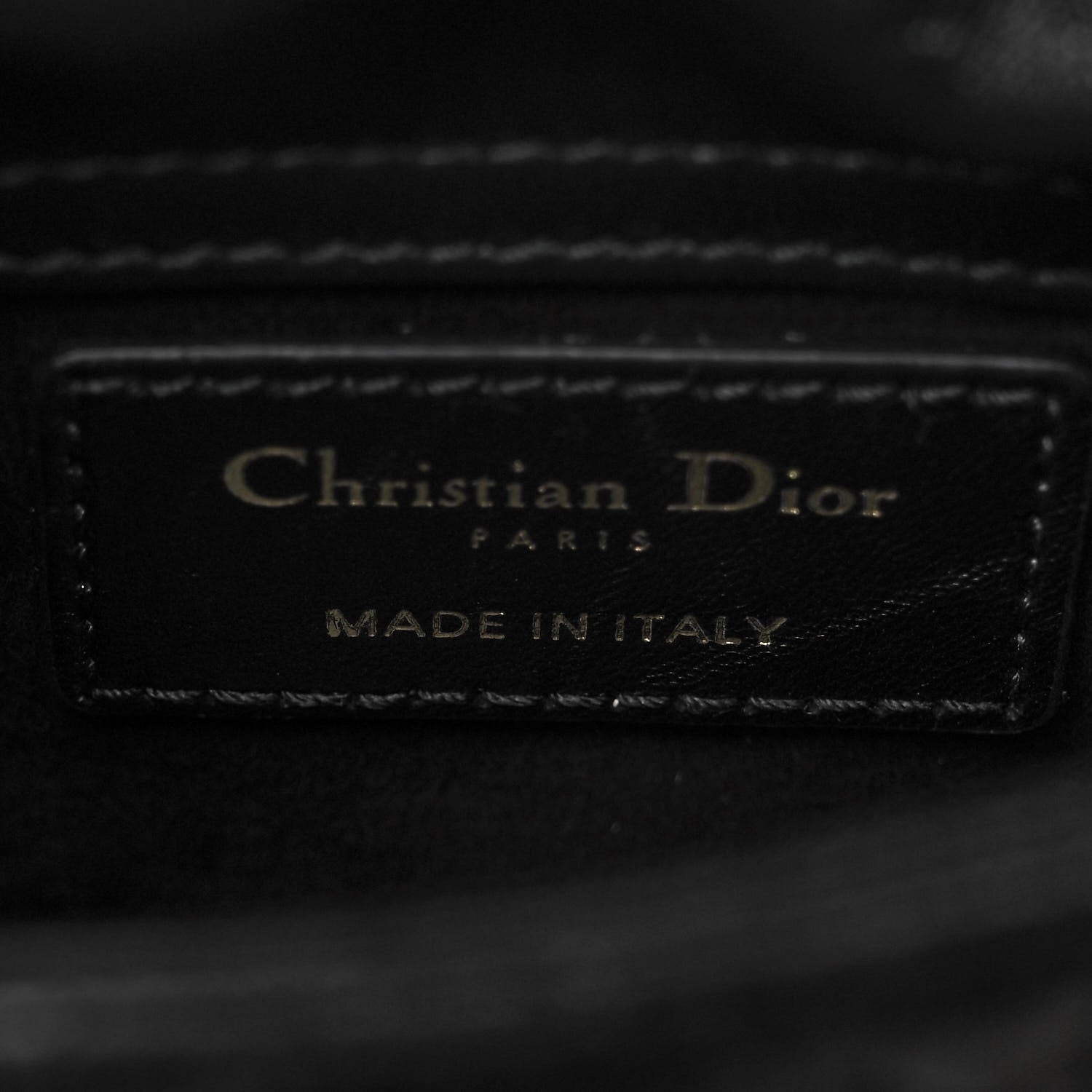 Christian Dior Lambskin Cannage Micro Lady Dior Black 5 of 8