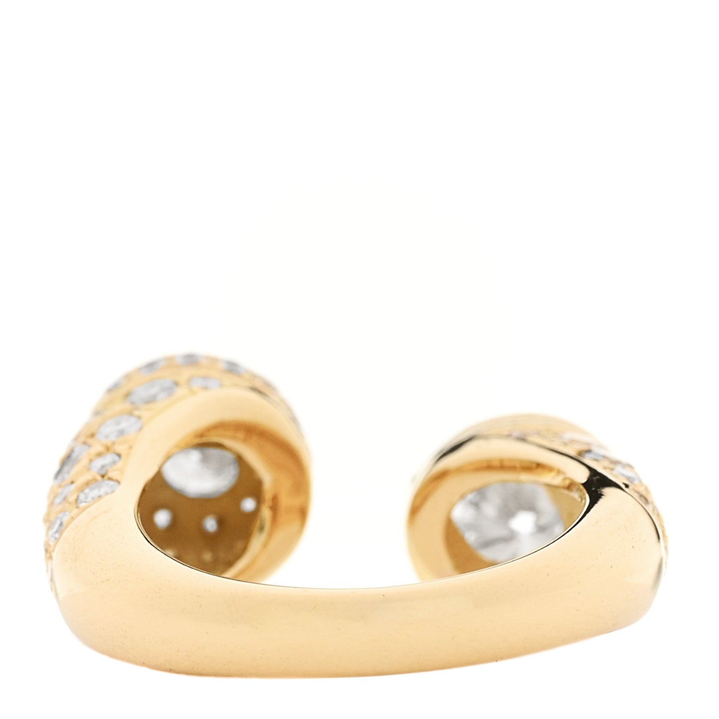 18K Yellow Gold Diamond 2.49ctw Split Ring  50 5.25