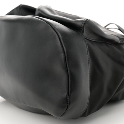 Prada Tessuto Nylon Soft Calfskin Pocket Backpack Black 10 of 11