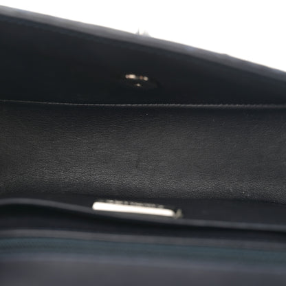 Chanel Snakeskin Mini Rectangular Flap Navy Blue 5 of 12