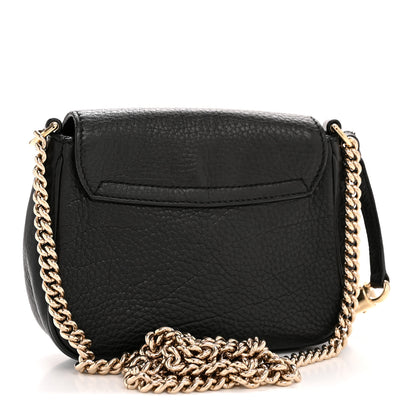 Gucci Pebbled Calfskin Small Soho Flap Crossbody Black 3 of 13