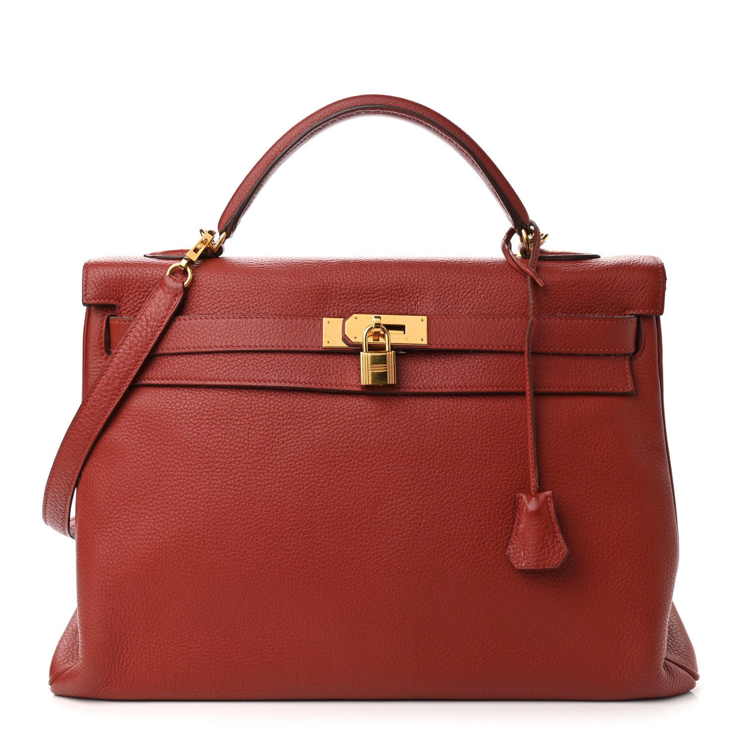 Hermes Togo Kelly Retourne 40 Rouge Venetian 1 of 17