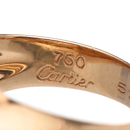 Cartier 18K Yellow Gold Black Onyx Tsavorite Double Panthere De Cartier Ring 51 5.75 4 of 5