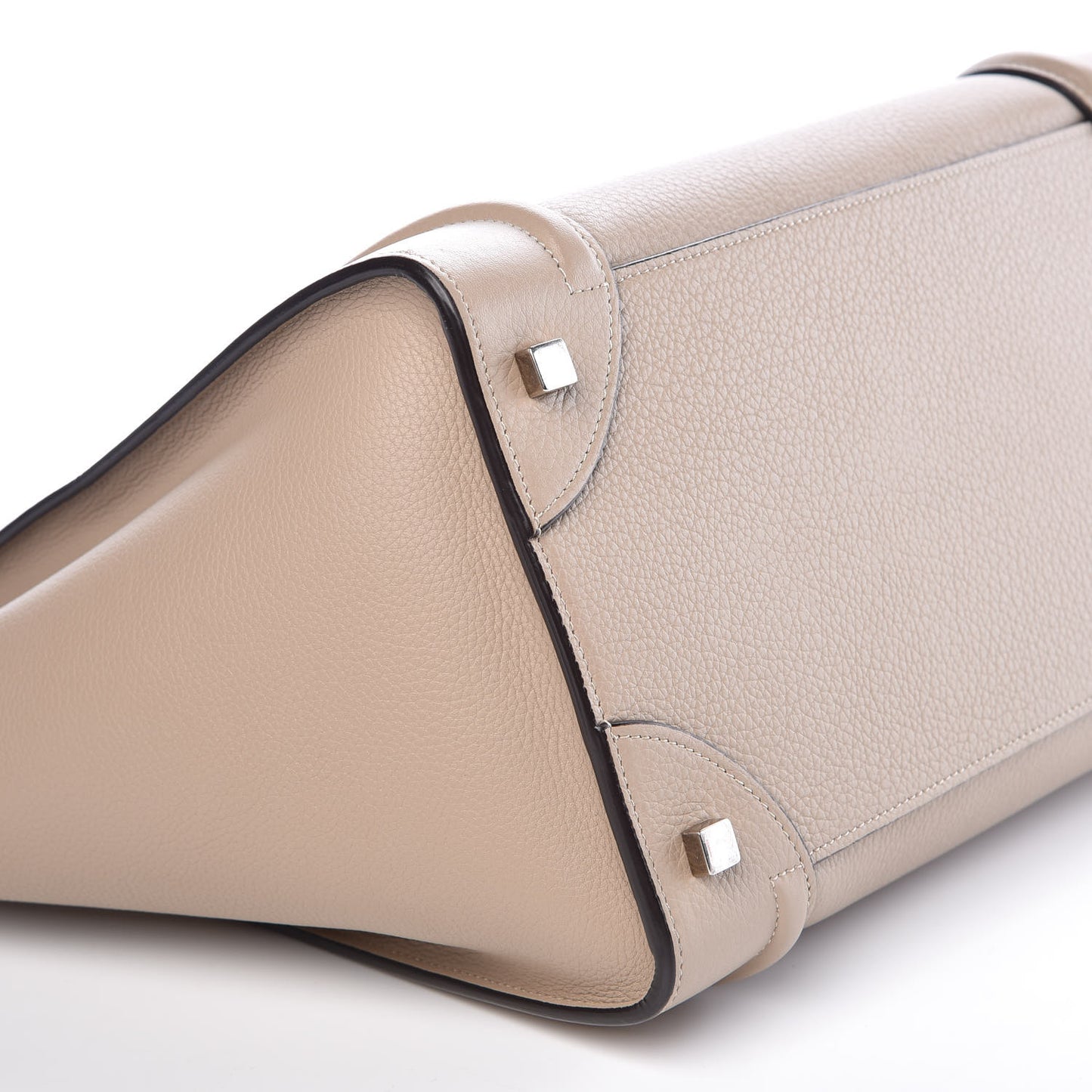 Drummed Calfskin Mini Luggage Dune