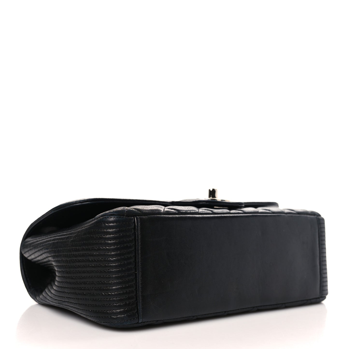Lambskin Medium Coco Rider Flap Black