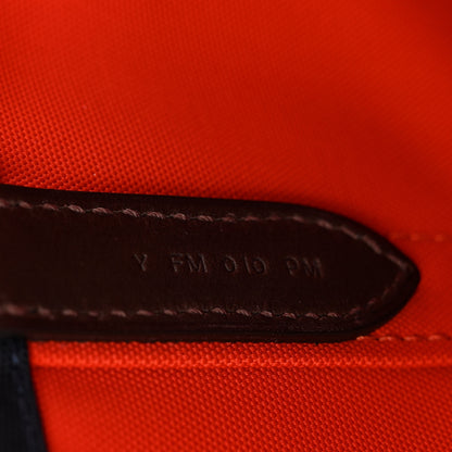 Hermes Toile Sac De Pansage Groom Bleu Navy Feu 8 of 11