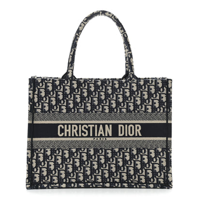 Christian Dior Oblique Medium Book Tote Blue Multicolor 1 of 10