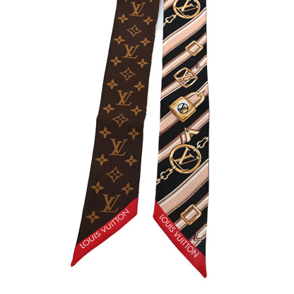 Louis Vuitton Silk Monogram Forever BB Bandeau Brown 2 of 4