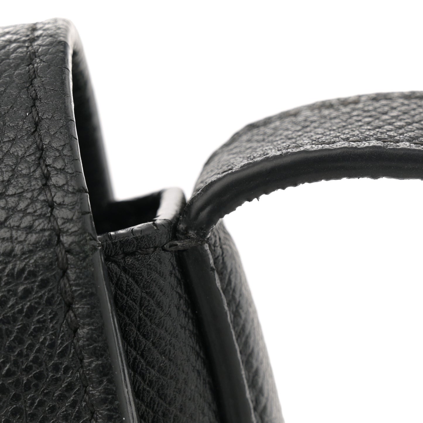 Grained Calfskin Compact Trotteur Black