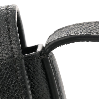 Celine Grained Calfskin Compact Trotteur Black 12 of 12