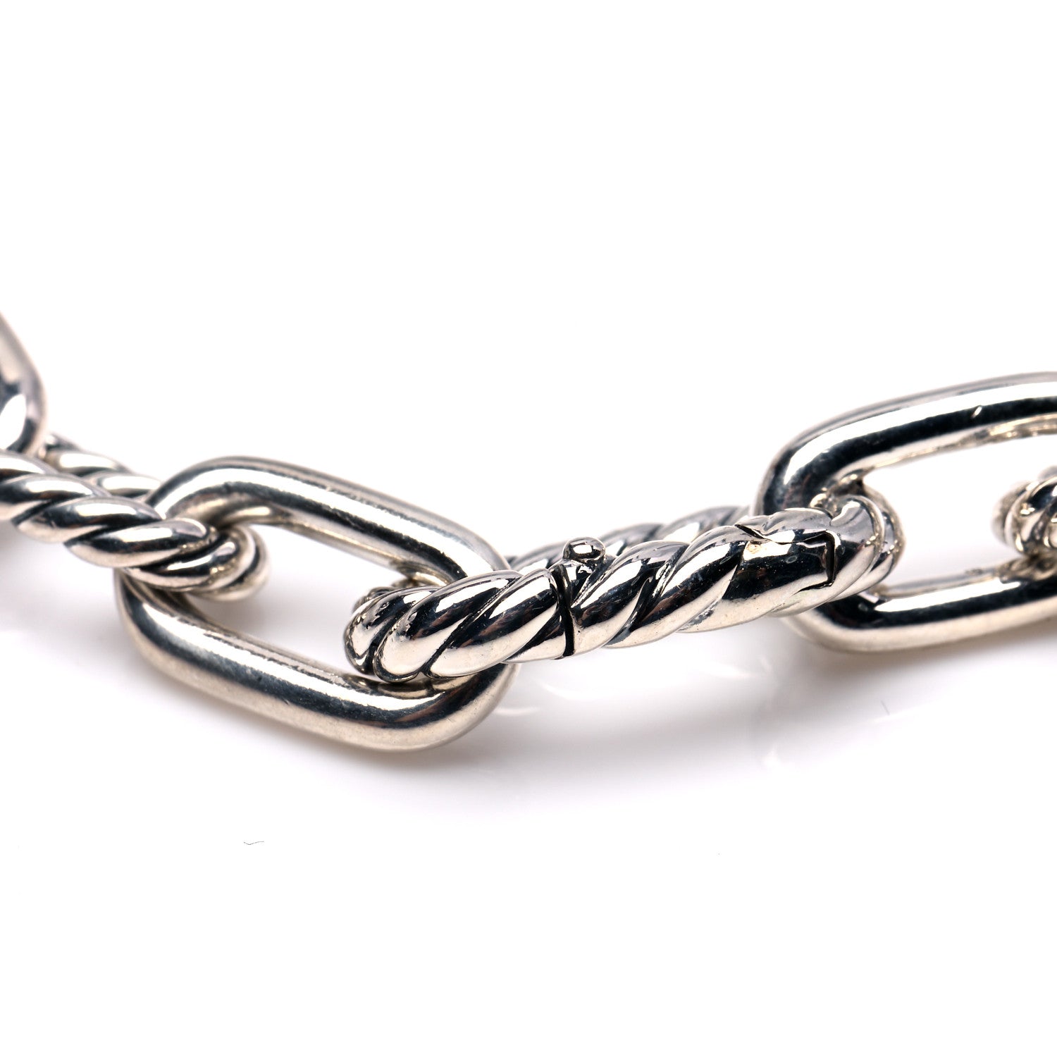 David Yurman Sterling Silver 8.5mm Madison Chain Bracelet 4 of 6