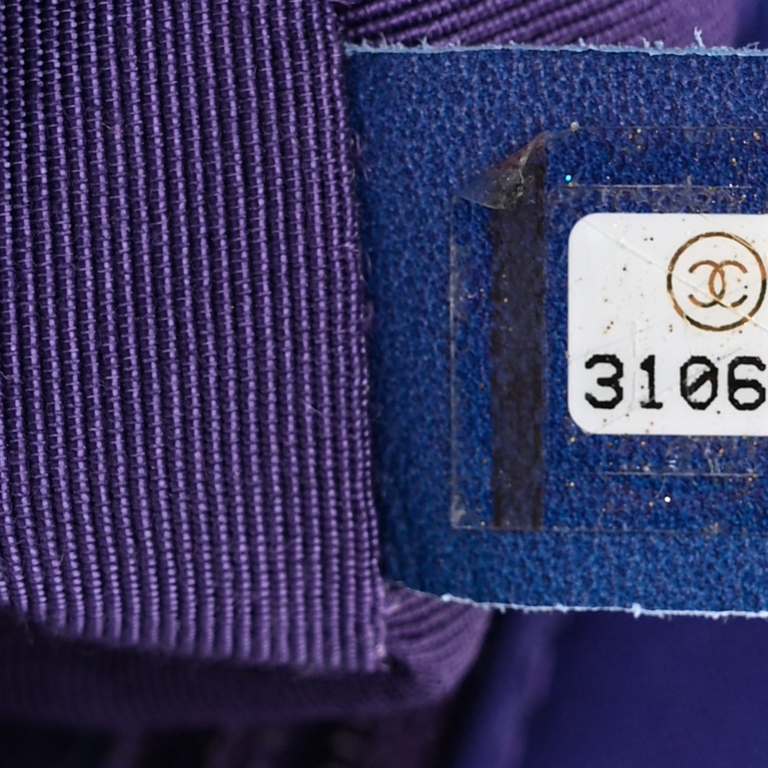 Chanel Tie Dye Calfskin Quilted Medium Chanel 19 Flap Blue Purple 7 of 10