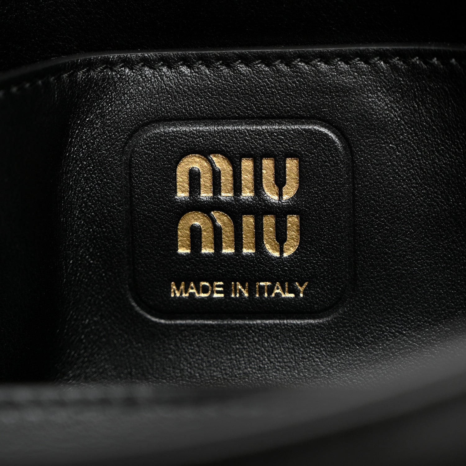 Miu Miu Nappa Shoulder Bag Black 6 of 9