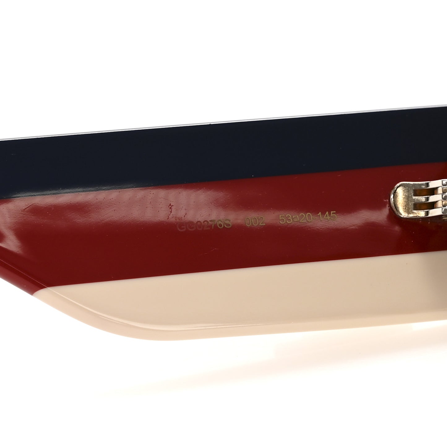 Acetate Web Oversized Frame Rectangle Sunglasses GG0276S Tortoiseshell