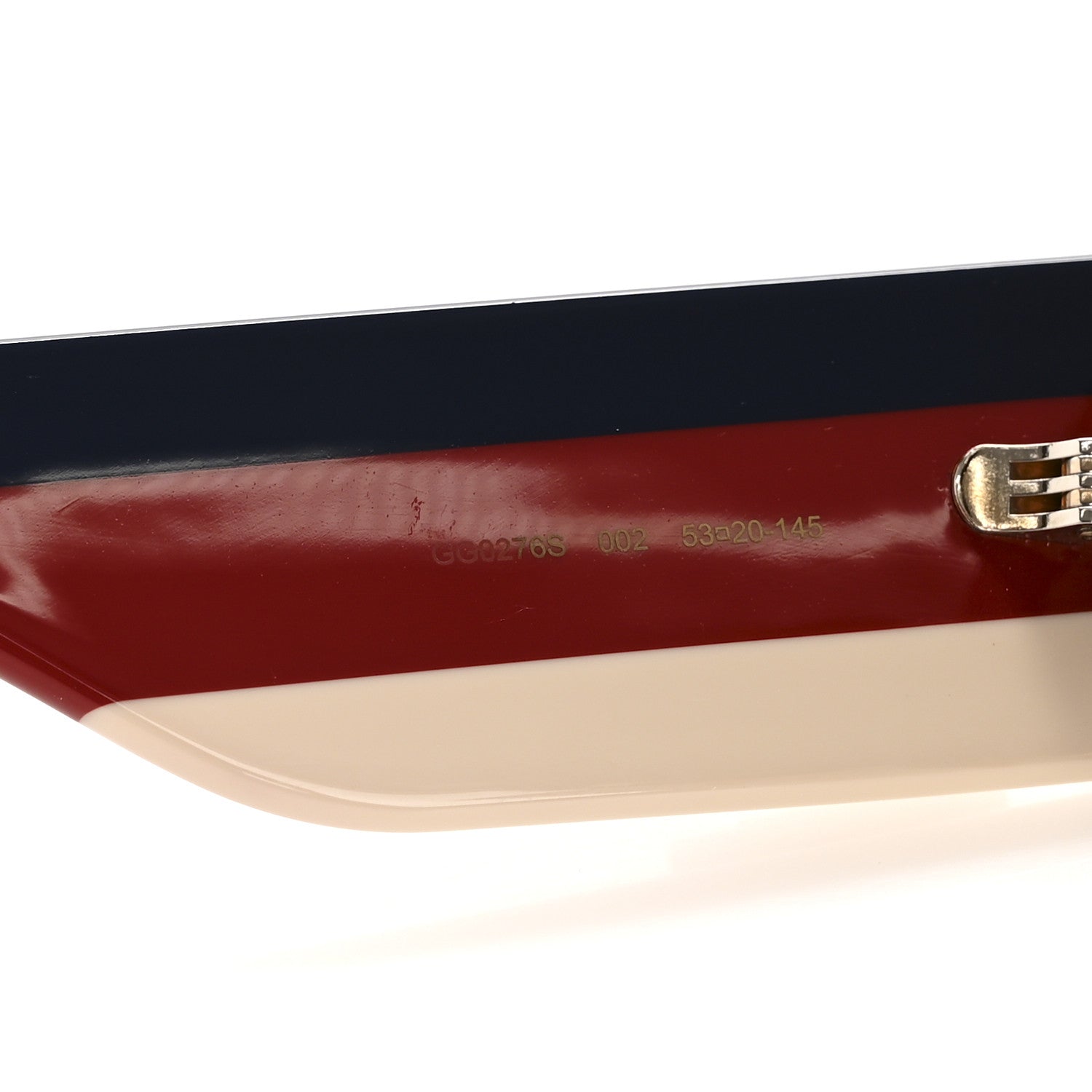 Gucci Acetate Web Oversized Frame Rectangle Sunglasses GG0276S Tortoiseshell 6 of 9