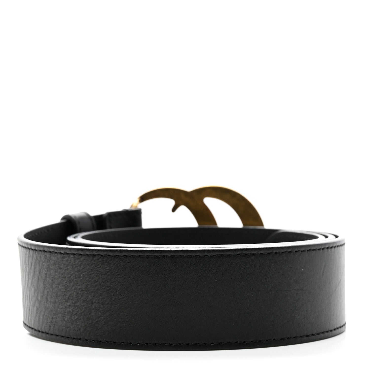 Gucci Plutone Calfskin Double G 40mm Belt 90 36 Black 2 of 6