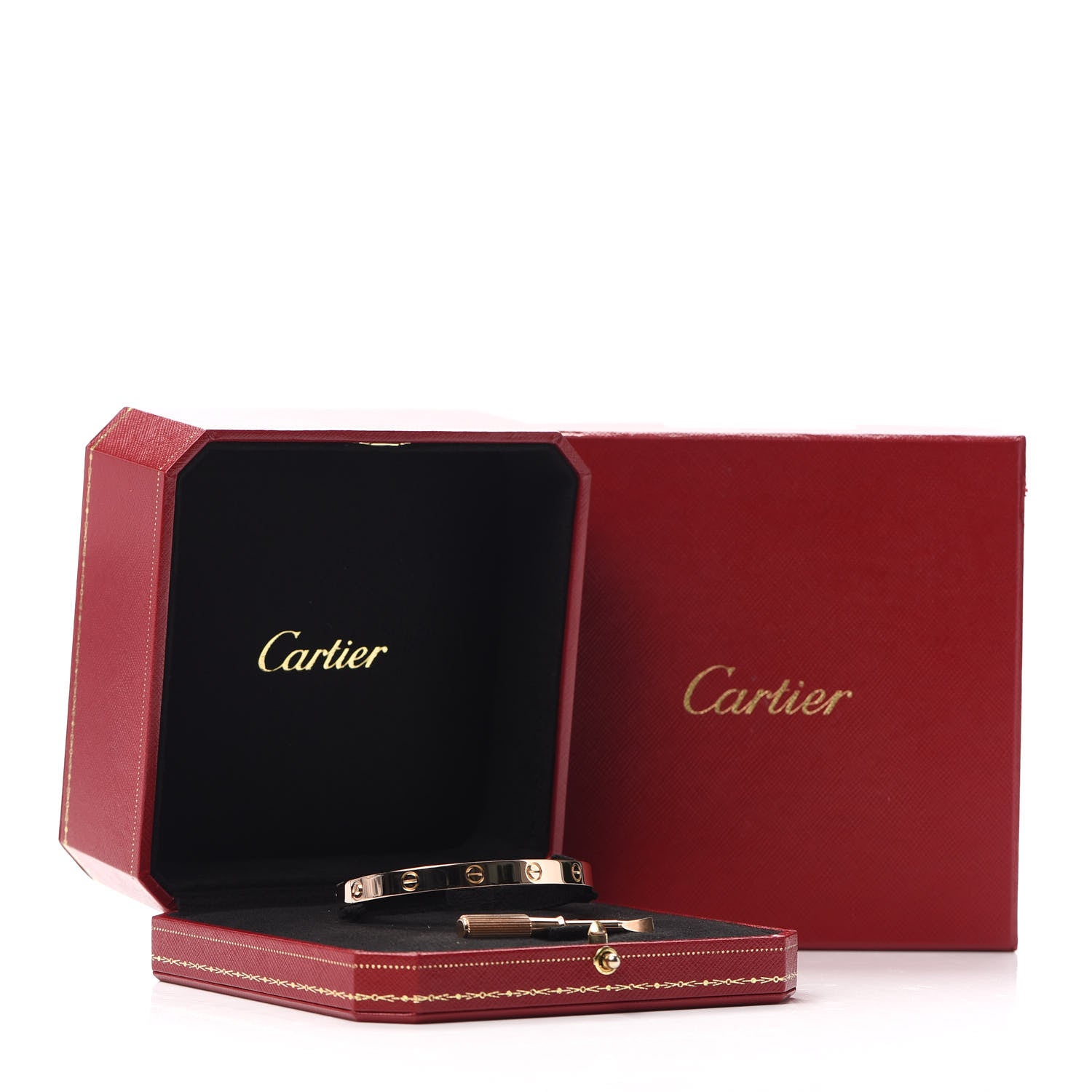 Cartier 18K Pink Gold LOVE Bracelet 18 7 of 7