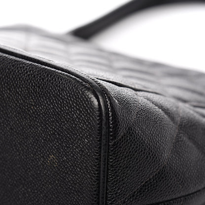 Chanel Caviar Quilted Medallion Tote Black 13 of 15