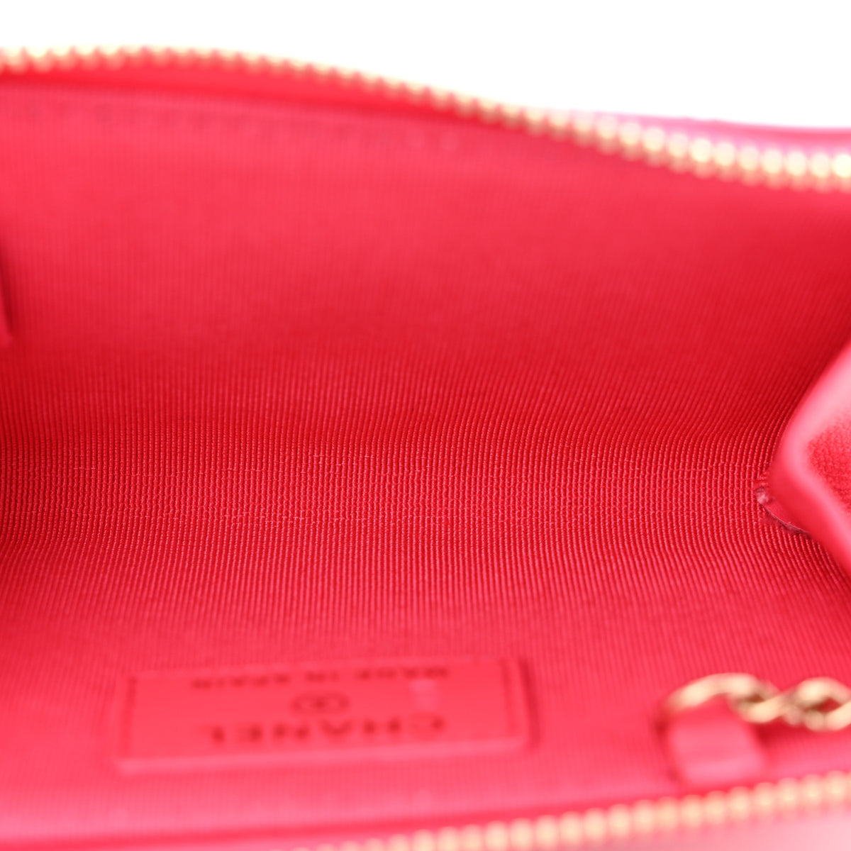 Chanel Patent Quilted Key Holder Case Pink 5 of 10