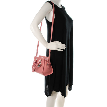 Alexander McQueen Pebbled Calfskin Mini Padlock Rose 2 of 6