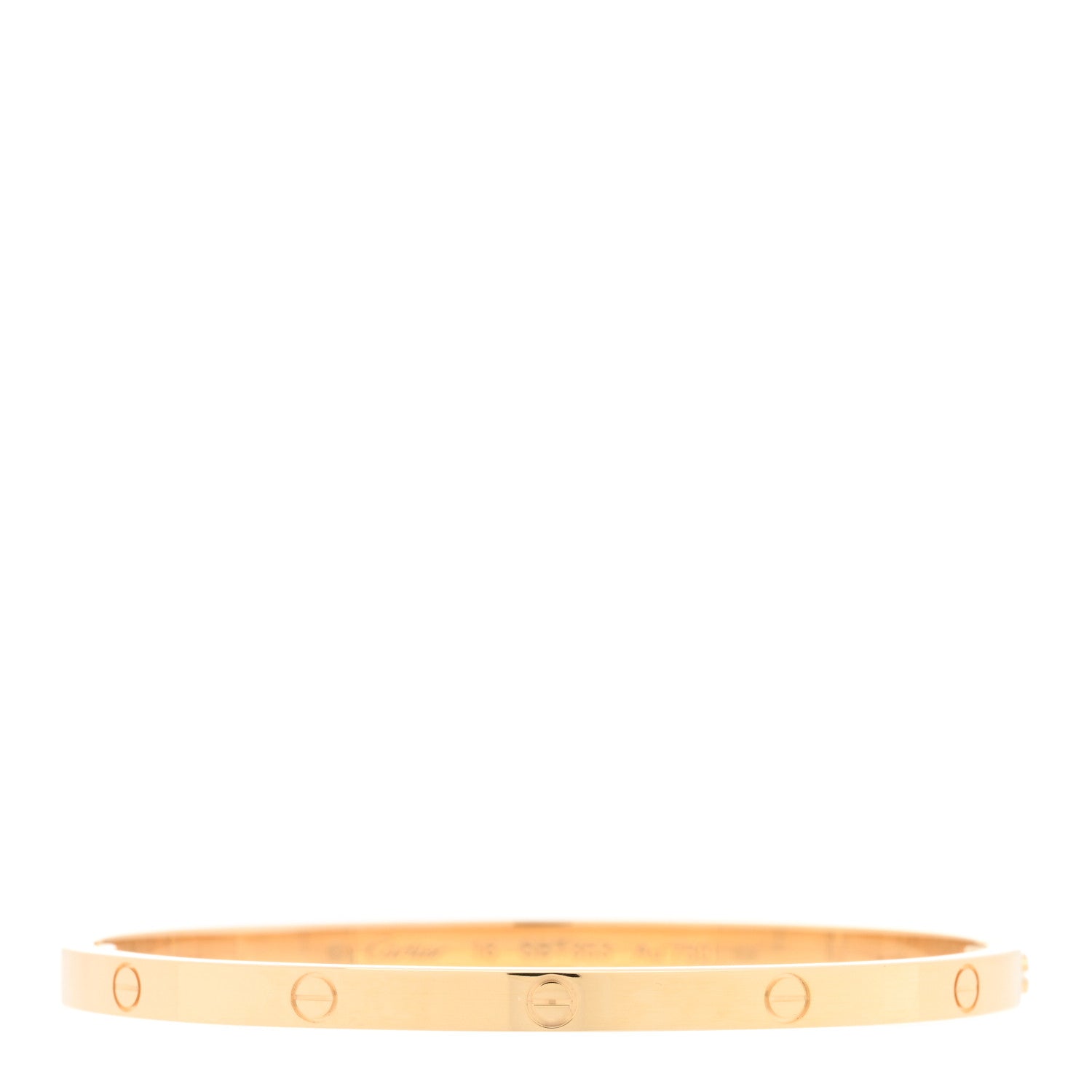Cartier 18K Yellow Gold Small LOVE Bracelet 16 1 of 5
