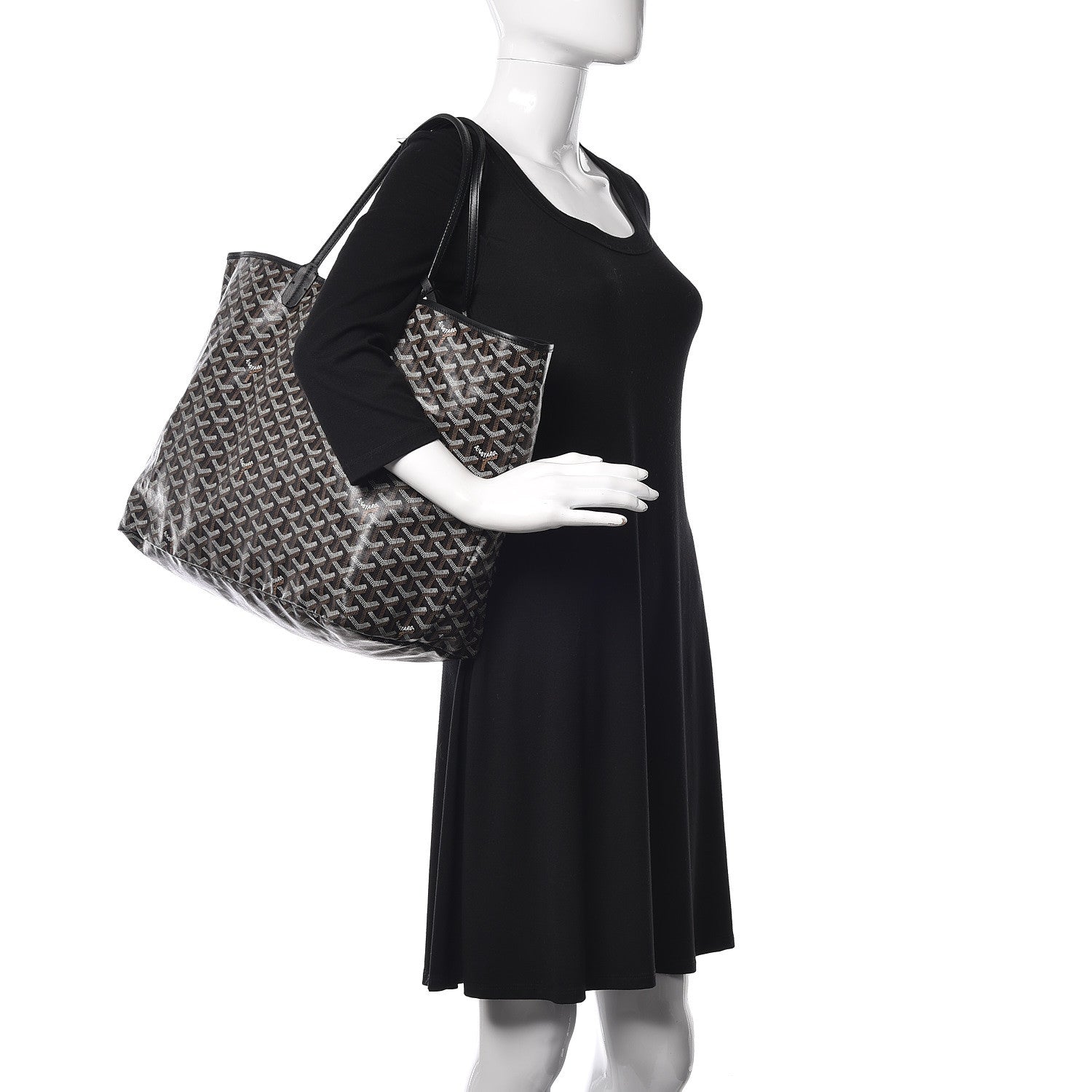 Goyard Goyardine Saint Louis GM Black 2 of 10
