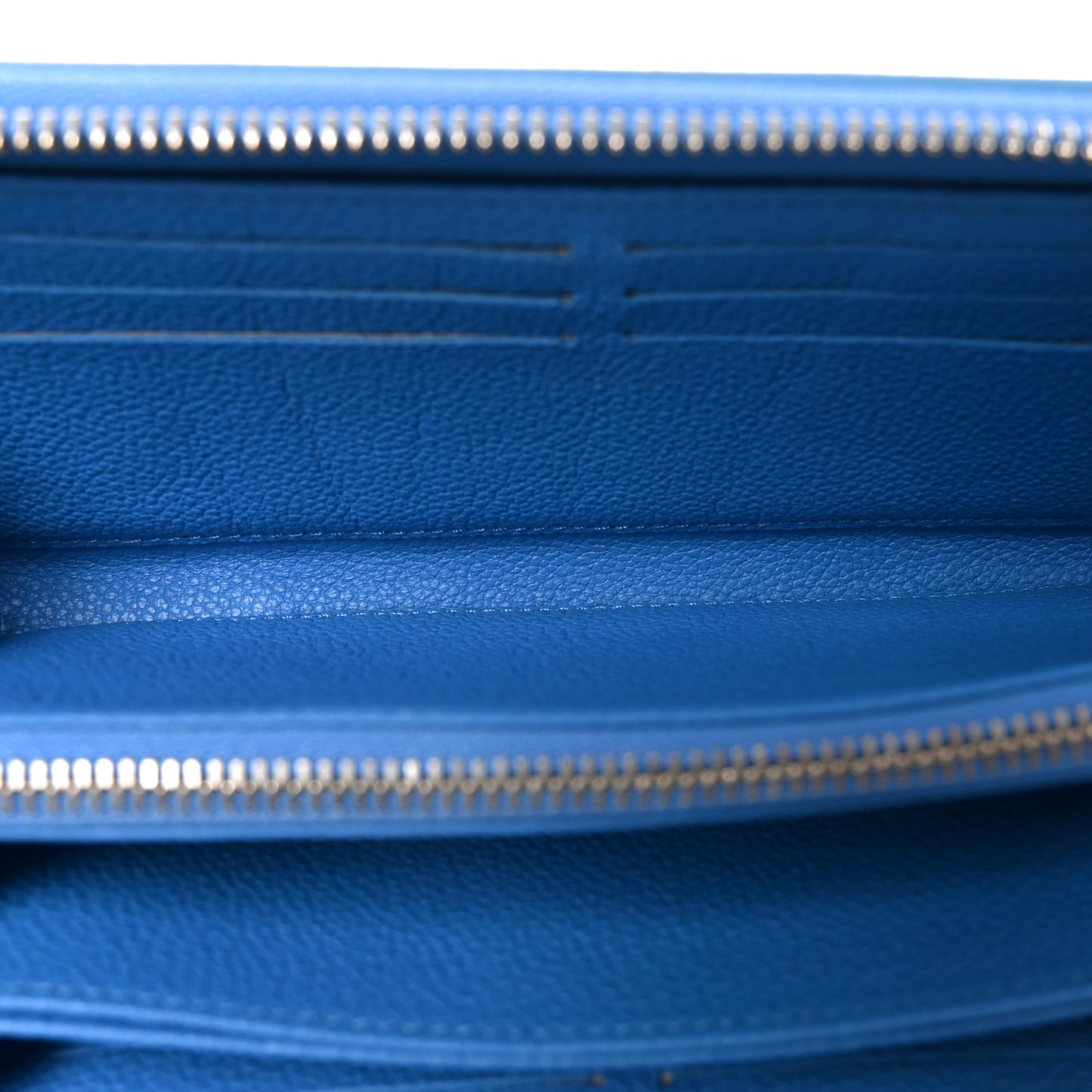 LV X YK Empreinte Zippy Wallet Blue White