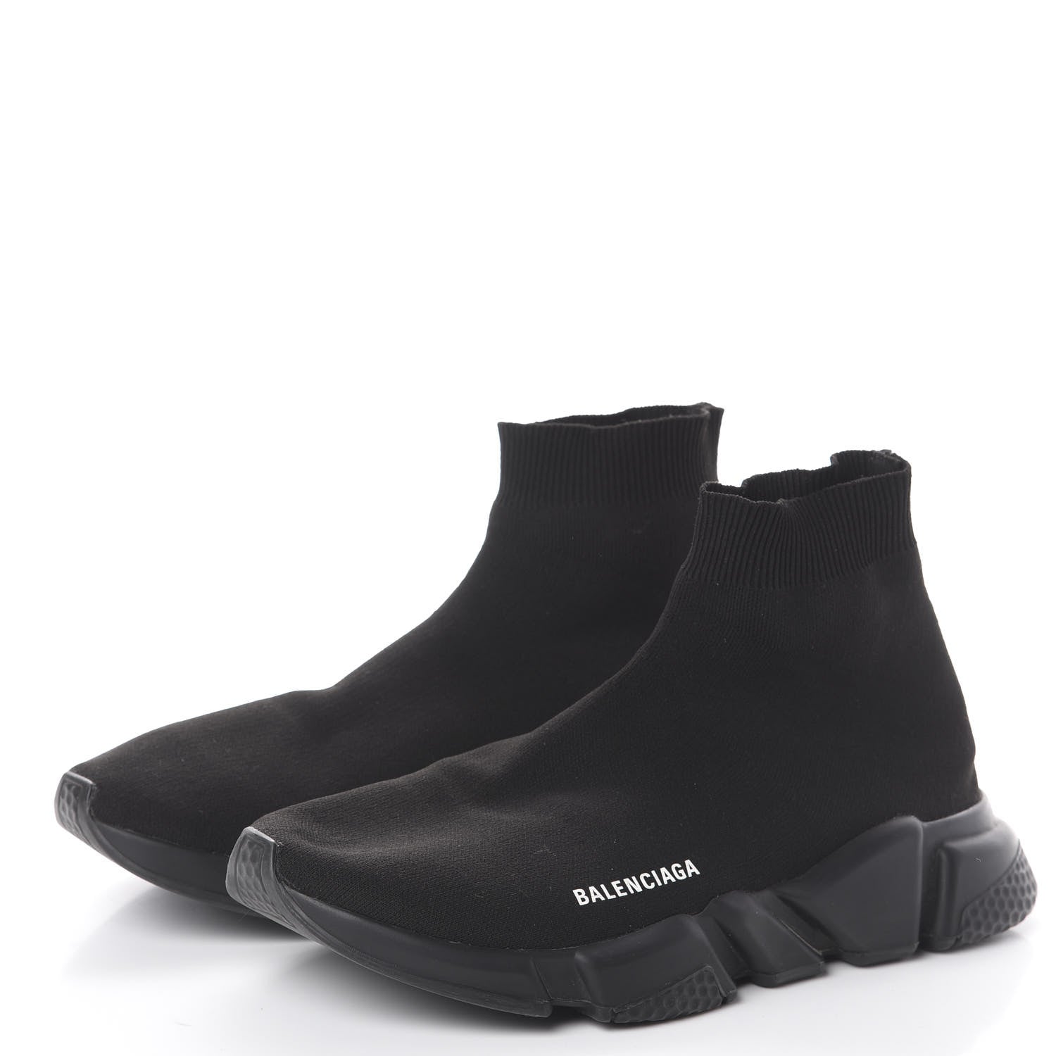 Balenciaga Neoprene Knit Mens Speed Sneakers 45 Black 2 of 6