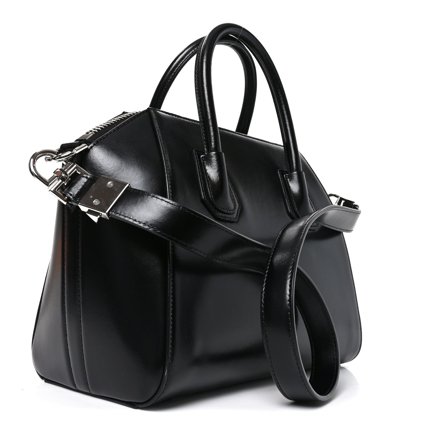 Givenchy Shiny Lord Calfskin Small Antigona Black 3 of 10