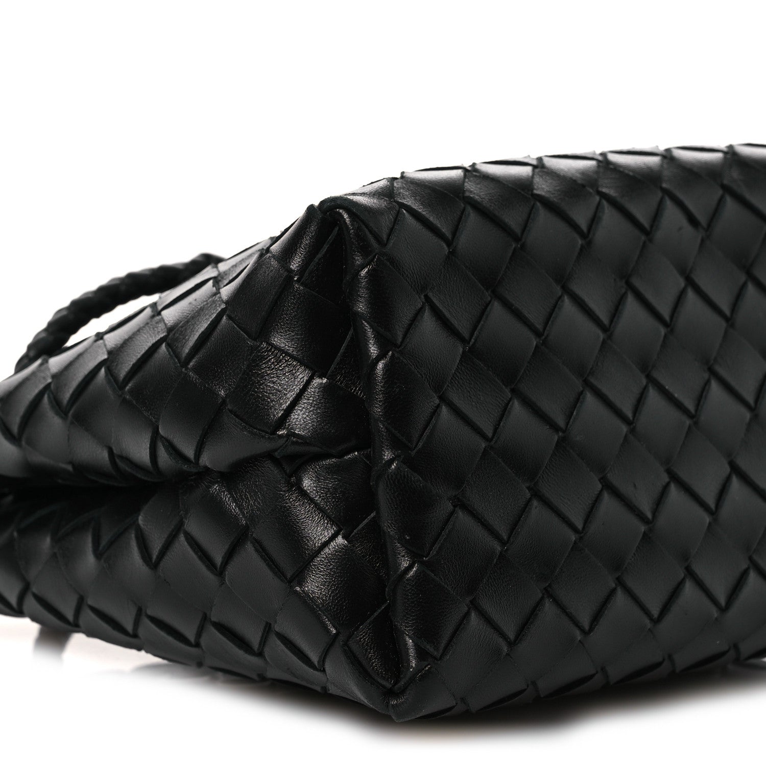 Bottega Veneta Nappa Intrecciato Mini Andiamo Shoulder Bag Black Black 8 of 12