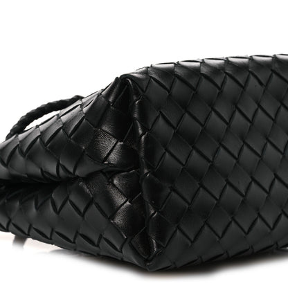 Bottega Veneta Nappa Intrecciato Mini Andiamo Shoulder Bag Black Black 8 of 12