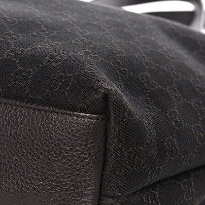 Gucci Nylon Monogram Large Tote Dark Brown 11 of 14