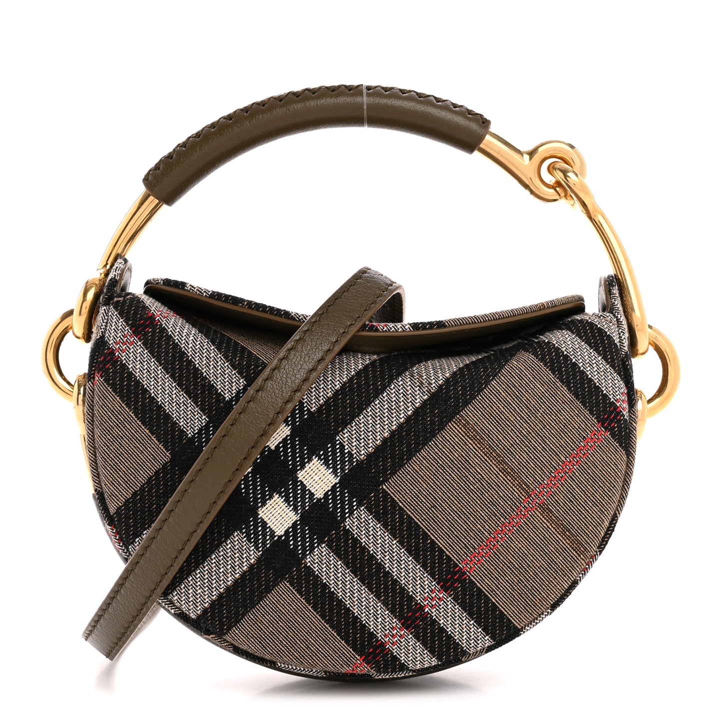 Housecheck Bridle Runway Clutch Brush Brush Brown