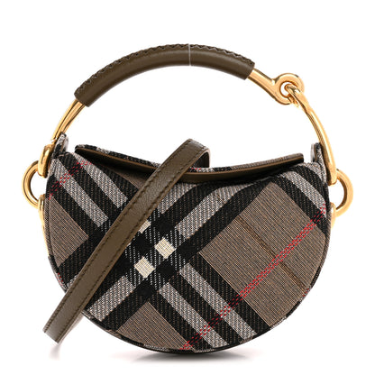 Burberry Housecheck Bridle Runway Clutch Brush Brush Brown 1 of 10