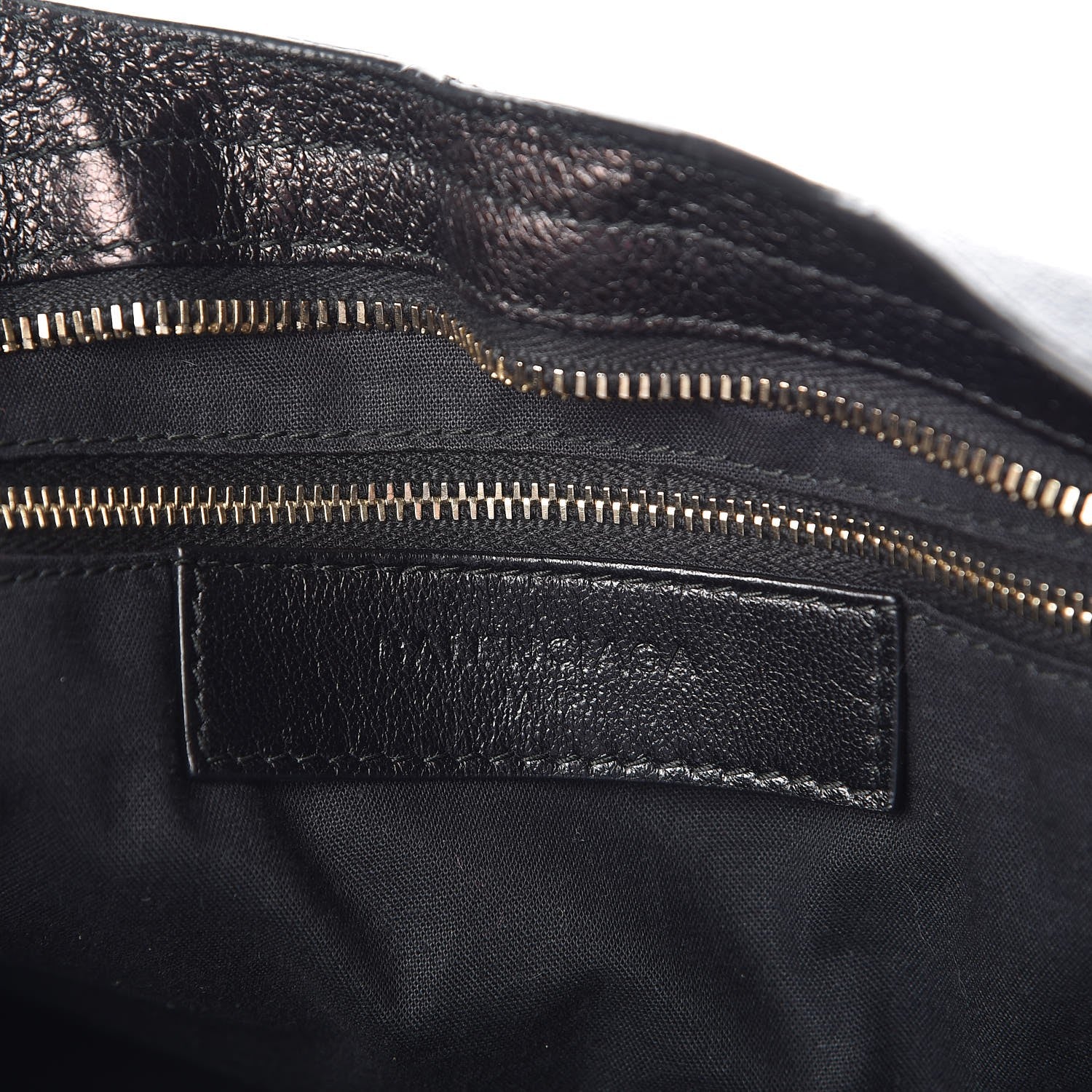 Balenciaga Chevre Gold Metallic Edge Hardware City Black 6 of 7